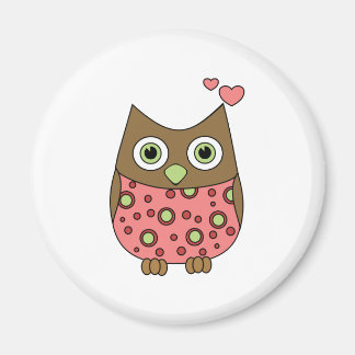 Imán Owl WIth Love