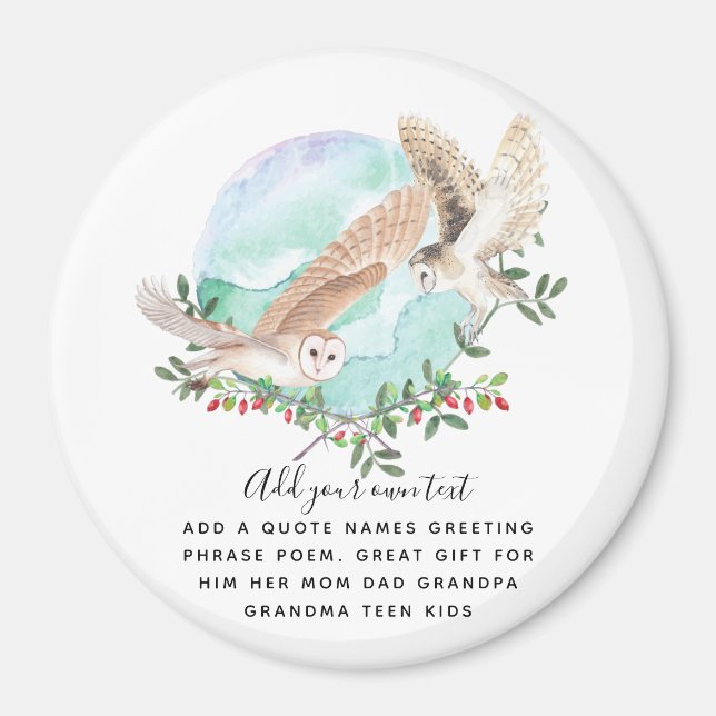 Imán OWLS personalizado (Frente)