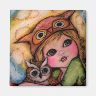 Imán Owlsome Fun - Big Eyes Y Moonbete