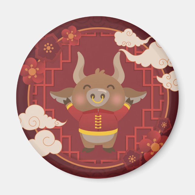 Imán Ox salvaje de 2021 (Frente)