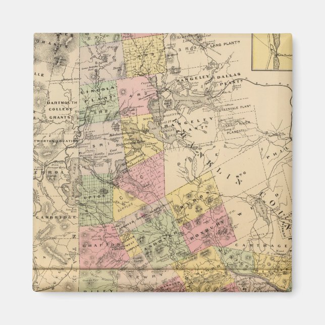 Imán Oxford Co., Maine (Frente)