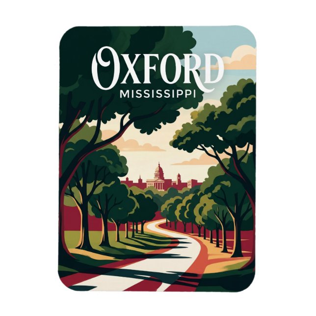 Imán Oxford Mississippi (Vertical)