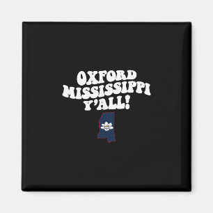 Imán Oxford Mississippi Y'all Ms Vacaciones del Sur