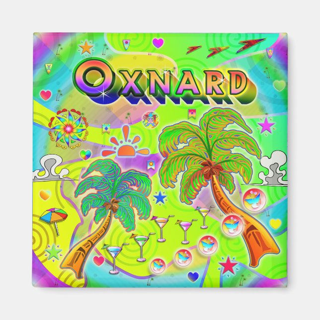 Imán Oxnard Mind Focus Magnet (Frente)