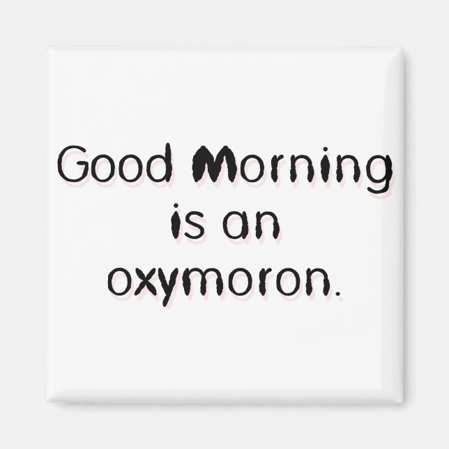 Imán Oxymoron (Frente)