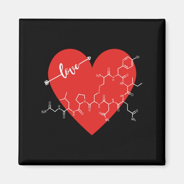 Imán Oxytocin Love Hormone Valentines Day Love Hormone  (Frente)