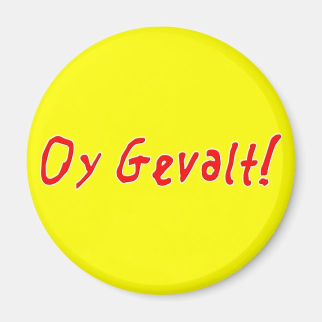 Imán ¡Oy Gevalt! (Frente)