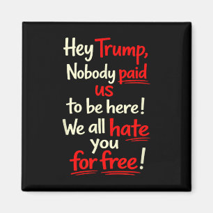 Imán ¡Oye Trump, Nadie Nos Pagó Por Estar Aquí! Todos O