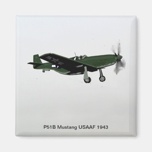 Imán P51B Mustang (Frente)