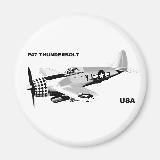IMÁN P-47 THUNDERBOLT (Frente)