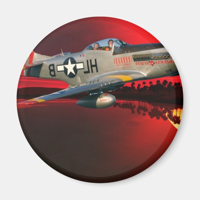 IMÁN P-51 MUSTANG (Frente)