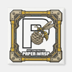 Imán P es para Avispa de Papel – Aprendizaje del Alfabe