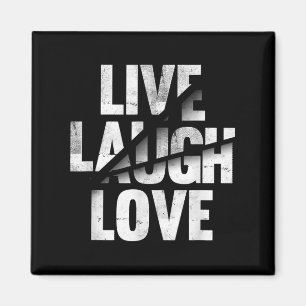 Imán P gráfico motivacional de Live Laugh Love Inspirat