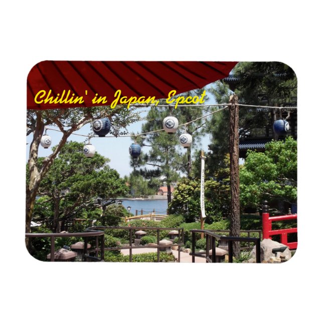 Imán Pabellón Japonés En La Muestra Mundial, Orlando (Horizontal)