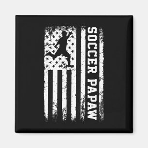 Imán Pabuelo Fútbol Vintage Bandera Americana De EE. UU