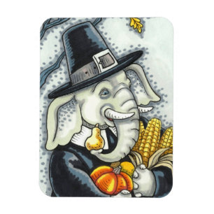 IMÁN PACHIDERMO DE GRACIAS, ELEFANTE DE PILGRIM