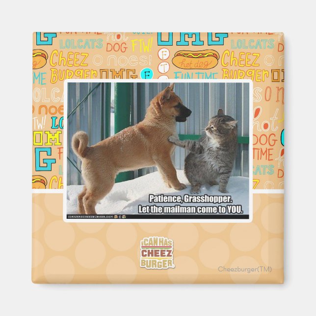 Imán Paciencia, Grasshopper. (Frente)