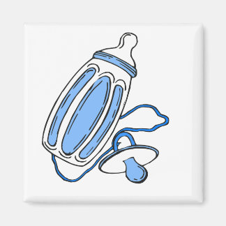 Imán pacificador de botellas azul chico