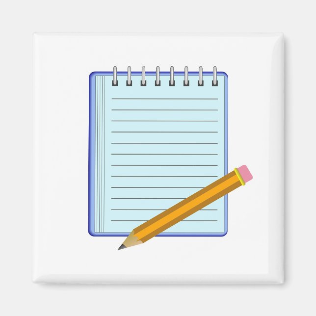 Imán Pad de notas (Frente)