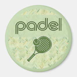 Imán Padel Magnet – Spanish Tile Vibes Matcha Green