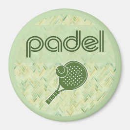 Imán Padel Magnet – Spanish Tile Vibes Verde Matcha