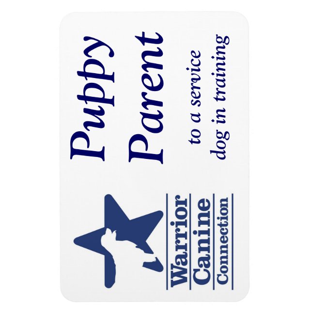 Imán padre de cachorro (Vertical)