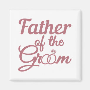 Imán Padre De La Familia Del Boda Del Cebollo
