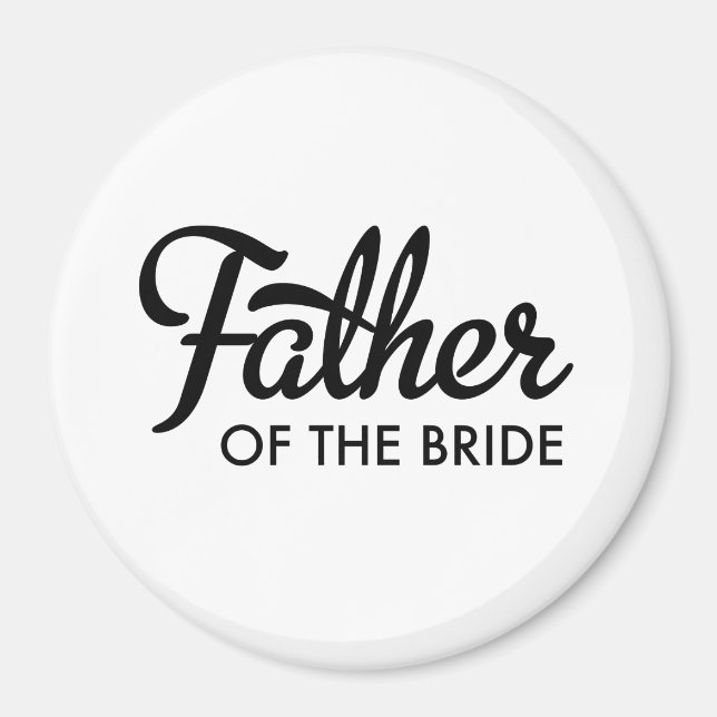 Imán Padre de la novia (Frente)