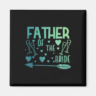 Imán Padre De La Novia Y Groom Tees Boda Anniver