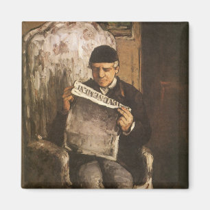 Imán Padre de Louis Auguste Cezanne de la lectura del