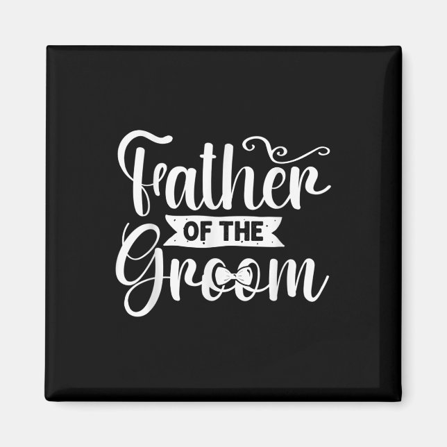 Imán Padre Del Boda Groom Groomsmen Bachelor Par (Frente)