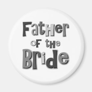Imán Padre del gris de la novia
