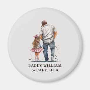 Imán Padre e hija personalizados