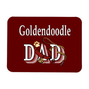 Imán Padre Goldendoodle