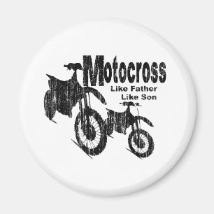 Imán Padre/Hijo de Motocross
