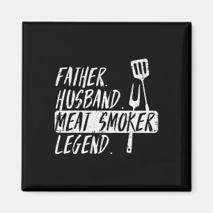 Imán Padre Husnd Meat Grill Legend Bbq Rbecue Grill Me