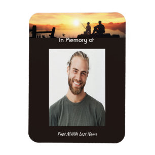 Imán Padre Monumento Hijo Pescador Pescador