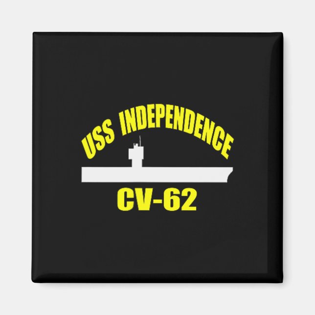 Imán Padres De Portaaviones De Independencia De Los Ee. (Frente)