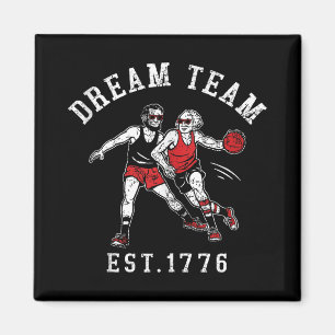 Imán Padres Fundadores Dream Team Basketball 1776 Tank 