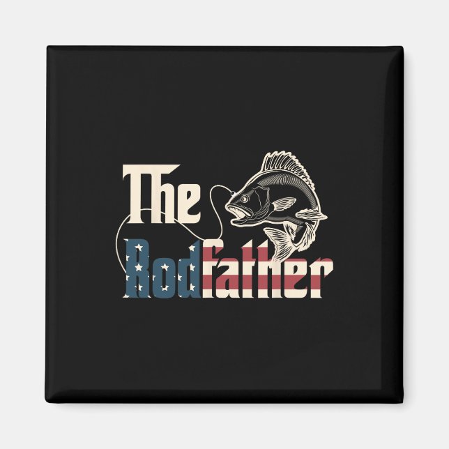 Imán Padres Padres Pescadores Retro Groovy D (Frente)