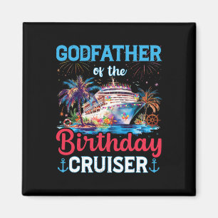Imán Padrino Del Crucero De Cumpleaños Divertido Cumple