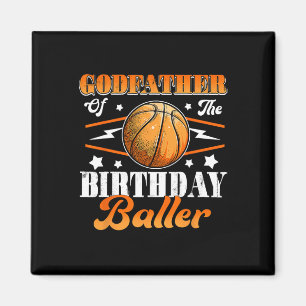 Imán Padrino Del Padre De Baller De Baloncesto De Cumpl