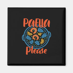 Imán Paella Por favor Cocina Española España Viaje Vaca