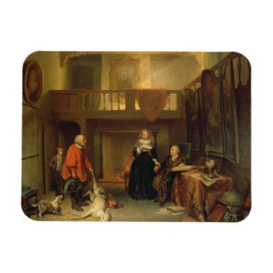 Imán Pagando el Tithe (aceite en el panel)