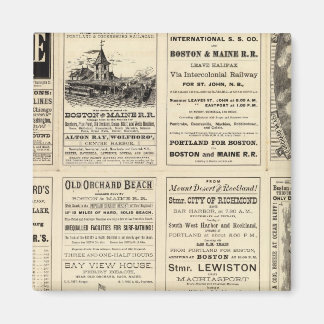 Imán Página de texto de Boston y Maine Railroad