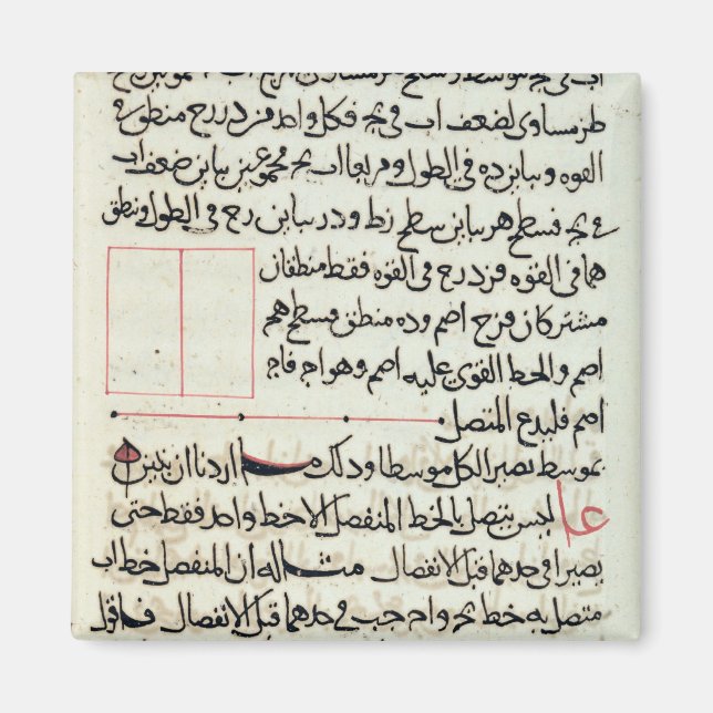 Imán Página de texto de un 'Elements', una geometría de (Frente)