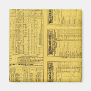 Imán Página de texto Michigan Central Railway