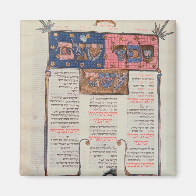 Imán Página de texto y ilustracion (Frente)