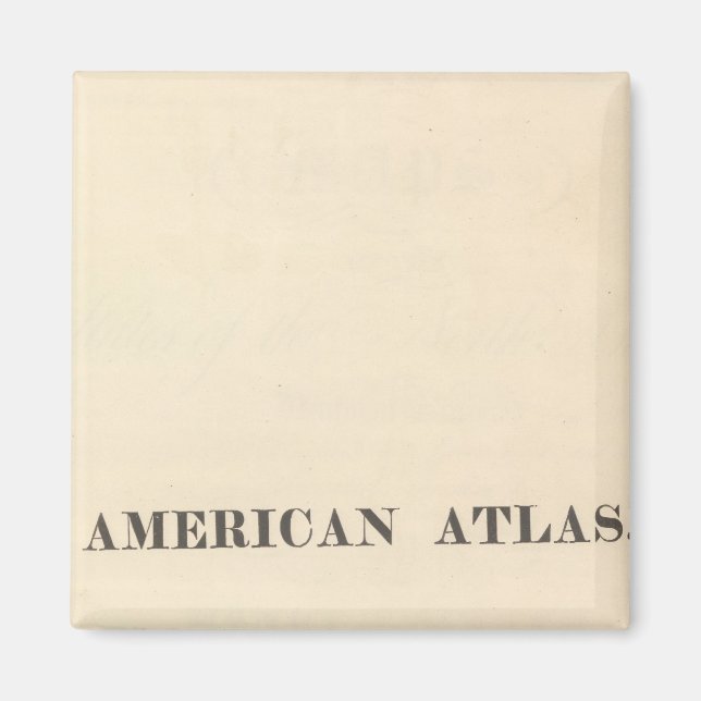 Imán Página de título Atlas americano (Frente)