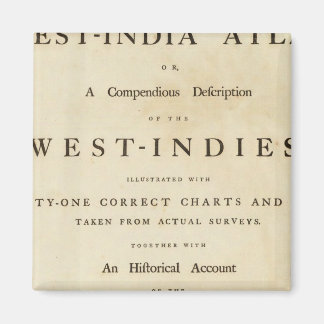 Imán Página de título Atlas de India Occidental